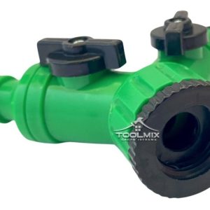 Conector / Divisor De Manguera De Riego Doble Salida 1/2 puLG - Imagen 3