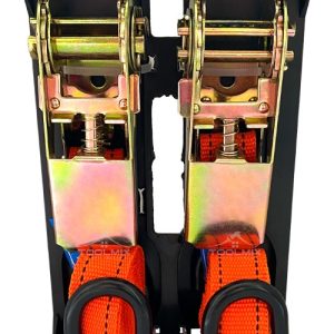 Set / Juego 2pcs Eslinga Cinta De Amarre Con Ratchet 4.5 M - Imagen 1