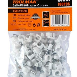 Grapa / Grampa Rg6 Bolsa 100 Unidades Color Blanco - Imagen 1
