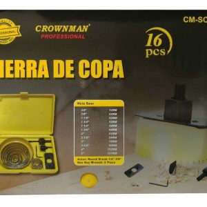 Juego / Set De Sierra Copas 16 Piezas Crownman - Imagen 2