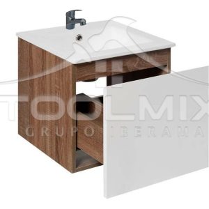 Kit Llave Monomando Lavamanos Lavatorio Cromada Y Accesorios - Imagen 5