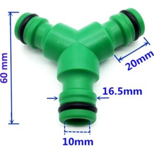 Acople / Conector Rápido De Manguera  1/2 puLG 3 Vías Macho - Imagen 3