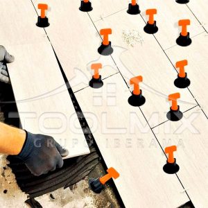 Kit Nivelador De Porcelanato Azulejos Reutilizables 50 Uds - Imagen 6