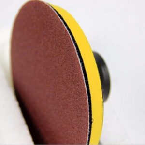 5 Lija Pulir 7´´/180mm Con Velcro Grano P40 Esmeril/taladro - Imagen 5