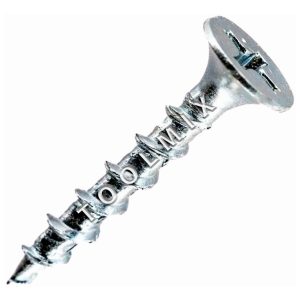 Tornillo Vulcanita 6x1-1/4'' Crs Zincado 1kg/750pcs Kamasa - Imagen 1