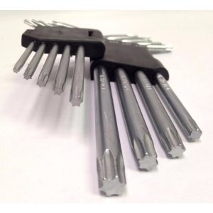 Juego / Set Llaves Estrella O Llaves Torx 9 Piezas - Imagen 4