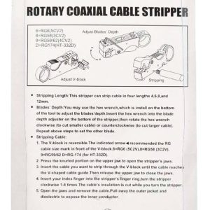 Corta Cable / Pela Cable Rg Multiuso Con Hoja De Acero - Imagen 3