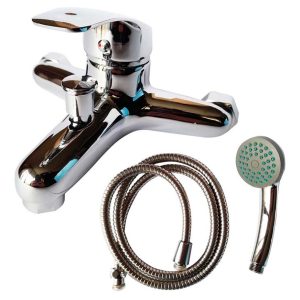 Kit / Set Llave Monomando Para Tina Con Ducha Y Flexible Yts - Imagen 1
