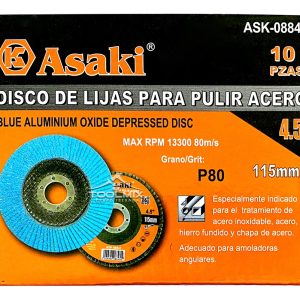 10pcs Disco Flap Lija Traslapado Acero 4.5puLG P40-60-80-100 - Imagen 25