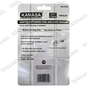 Disco Sierra Cadena Para Esmeril 115mm X 13 Dientes Kamasa - Imagen 2