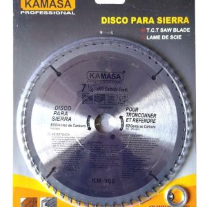 Discos Banco Sierra 7 1/4 Pulgadas X 60 Dientes Kamasa. - Imagen 2