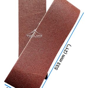 2 Pcs Lija De Banda P40-60-80-100-120 75x533 Mm / 3x21 PuLG - Imagen 11