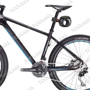 Candado Para Bicicleta Con Clave + Soporte Kamasa - Imagen 4