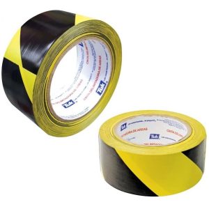 Cinta Delimitadora Peligro Amarillo/negro Adhesiva 33mts - Imagen 4