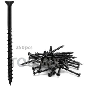 Tornillo Vulcanita 8x3 PuLG Crs Fosfatado 1kg/250pcs Kamasa - Imagen 2