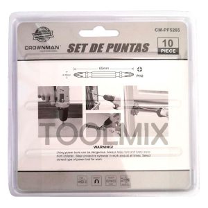 Juego 10 Puntas Philips Dobles Hexagonal S2-ph2 Con Imán - Imagen 2