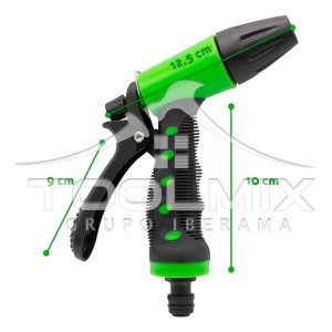 Pistola De Riego Alta Presión Para Manguera Jardín 4 Ajustes - Imagen 5