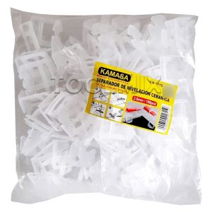 Clips Separador Nivelador De Cerámica 2mm / 100pcs Kamasa - Imagen 3