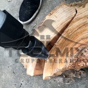 Broca Cónica Para Astillar Partir Madera / Leña 32mm - Imagen 4