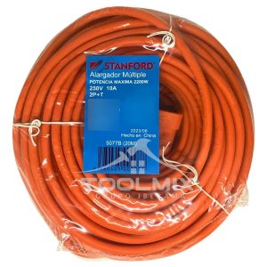 Cable Alargador Extensión Eléctrica 20m 250v 10a 2200w - Imagen 2