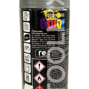 Pintura En Aerosol / Spray Para Alta Temperatura 400ml Rex - Imagen 2