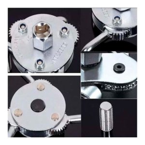 Llave Saca Filtro De Aceite Ajustable Tipo Araña Universal - Imagen 5
