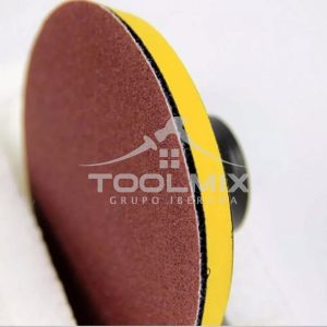 Disco Velcro Pulidor 7puLG Esmeril Taladro + 5 Lijas Makawa - Imagen 4