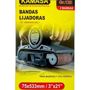 2 Pcs Lija De Banda P40-60-80-100-120 75x533 Mm / 3x21 PuLG - Imagen 17
