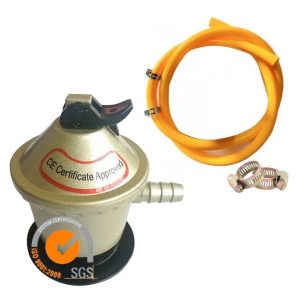 Válvula Regulador De Gas Con Manguera De 2mts + Abrazaderas - Imagen 2