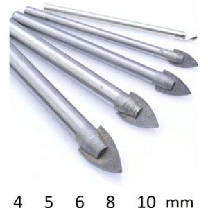Juego / Set De Brocas Para Ceramica Y Vidrio 5 Pcs Lisa - Imagen 2