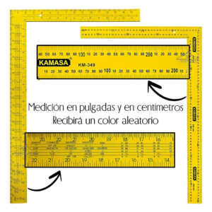 Escuadra Albañil Carpintero 16x24 Profesional Kamasa - Imagen 3