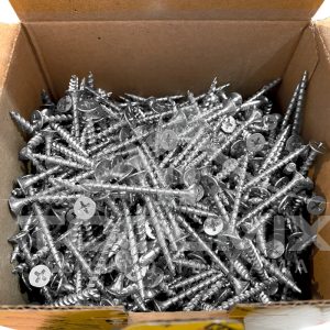 Caja Tornillo Vulcanita 6x1-5/8'' Crs Zincado 1kg/530pcs - Imagen 3
