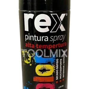 Pintura En Aerosol / Spray Para Alta Temperatura 400ml Rex - Imagen 8