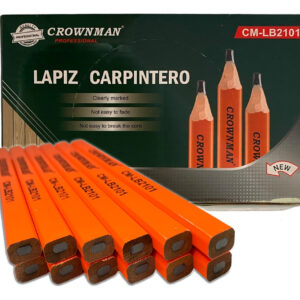 Lápiz Grafito Carpintero Carpintería Madera Albañil 12 Unid - Imagen 1