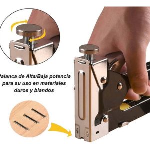 Grapadora Manual Metalica Marca Kamasa + 100 Corchetes. - Imagen 5