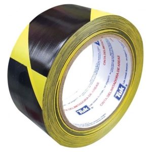 Cinta Delimitadora Peligro Amarillo/negro Adhesiva 33mts - Imagen 2