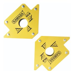 Set 2 Escuadras Magnéticas Soldar De 50 Lbs Multipropósito - Imagen 1