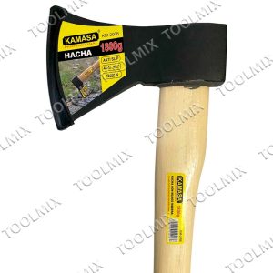 Hacha De Mano Leñadora Profesional 1.800gr Mango De Madera - Imagen 3