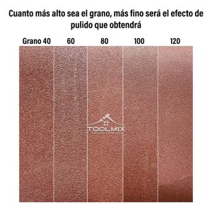 2 Pcs Lija De Banda P40-60-80-100-120 75x533 Mm / 3x21 PuLG - Imagen 20