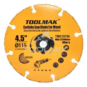 Disco De Corte Multiuso Para Esmeril 115mm 12500 Rpm Toolmak - Imagen 2