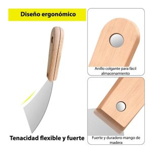 Espátula Acero Recta Flexible Para Construcción 2puLG / 5cm - Imagen 3