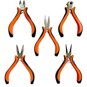 Set 5 Pcs Mini Alicates Electricista 5puLG 125mm Profesional - Imagen 1