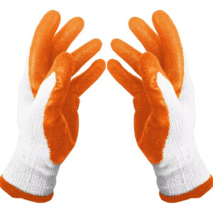 12 Pares Guantes De Seguridad Tela Elasticada Goma Nitrilo - Imagen 4