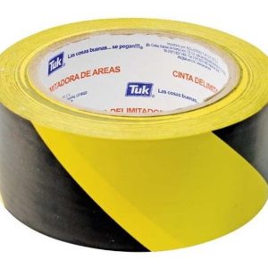 Cinta Delimitadora Peligro Amarillo/negro Adhesiva 33mts - Imagen 3