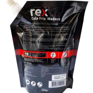 Cola Fría / Pega Profesional Para Madera Rex 500g - Imagen 2