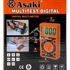 Multitester / Tester Digital Asaki Ca 750v - Cc 1000v - 10a - Imagen 2