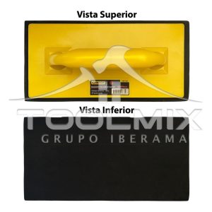 Fraguador Llana De Goma 28x14 Cm Mango Plástico Espesor 1 Cm - Imagen 3