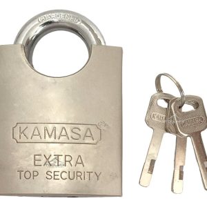 Candado De Seguridad De Acero Anti-cizalla 60mm Kamasa - Imagen 1