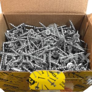 Caja Tornillo Vulcanita 6x1-1/4'' Crs Zincado 1kg/650pcs - Imagen 3