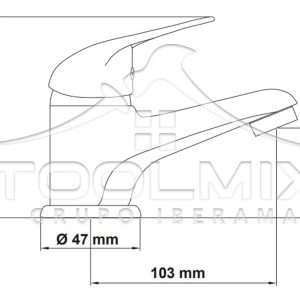 Kit Llave Monomando Lavamanos Lavatorio Cromada Y Accesorios - Imagen 4